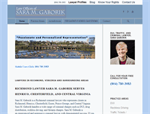 Tablet Screenshot of criminallawrva.com
